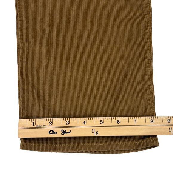 Levis 94 Baggy Pants Womens Sz 27 Tan Corduroy Straight Leg Mid Rise Hipster NWT - Picture 9 of 12